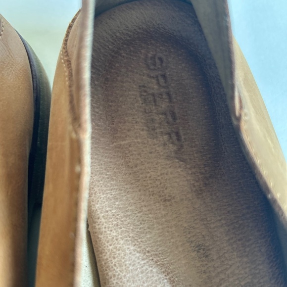 Sperry Tan Genuine Leather Flats Size 12 - Picture 8 of 15